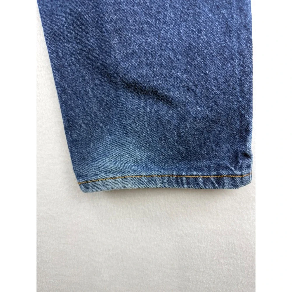 Levi's 505‎ Regular Fit Jeans Mens 32x34 Dark Wash Straight Leg Denim
